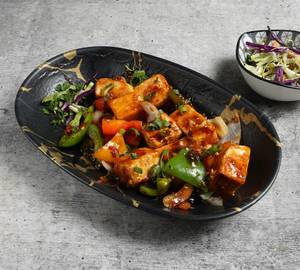 Paneer In Oyster Sauce - Dry/Gravy [10 Pieces]