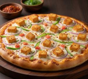 Freshly Baked Simply Paneer Overloaded Pizza