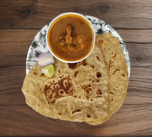 Chapati [2 piece] with chicken curry
