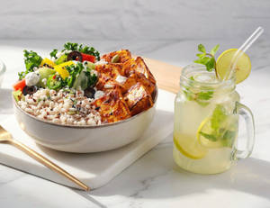 Any Protein [Upto 74g] Bowl + Drink