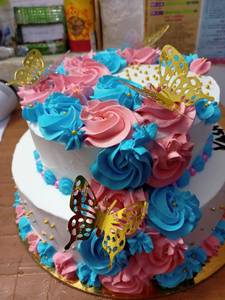 2 tier vanilla cake [1.5 kg]