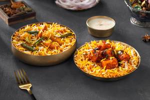 Veg Biryani Sampler 2 Bowls