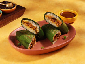 Curried Mushroom Grilled Sticky Rice