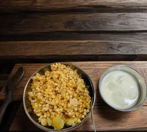 Sabudana Khichdi With Dahi