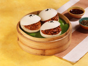 Barbeque Jackfruit Bun (3 Pcs)