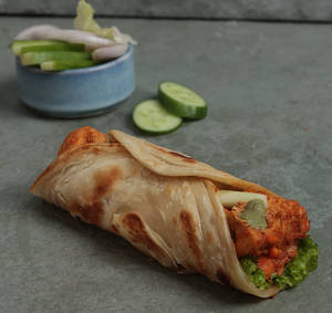 High Protein Double Chicken Kathi Roll