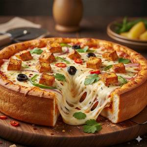 Cheese Burst Paneer Pizza