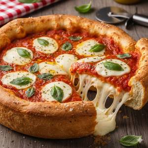 Cheese Burst Margherita Pizza