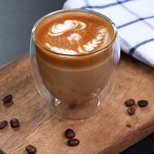 Cappuccino hot coffee glass [250 ml 3glass