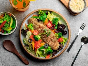 Grilled Fish With Vegetables