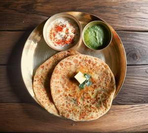 Jain Namak Mirch Paratha