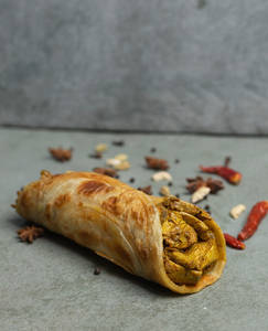 Masala Soya Chaap Kathi Roll