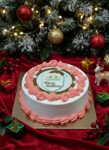 Santa Face Cake