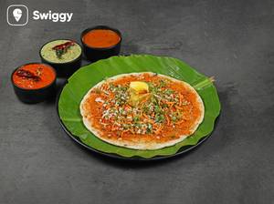 Open Butter Masala Dosa