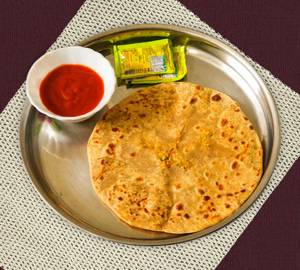 Aloo Pyaz Sev Paratha