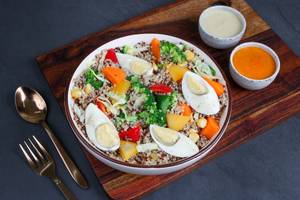 Quinoa Salad Bowl With Eggs