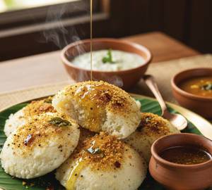 Ghee Podi Idli [2 Pieces]