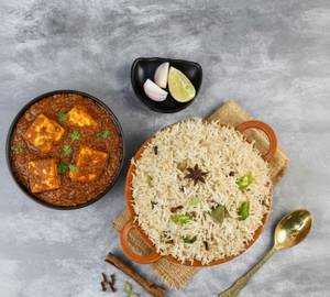 Bagara Rice with Paneer Masala