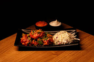Veg chilli momo