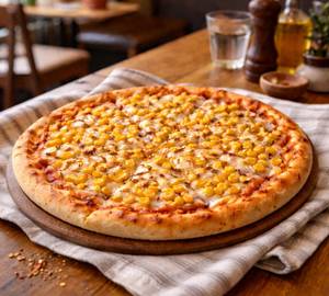 Sweet corn pizza