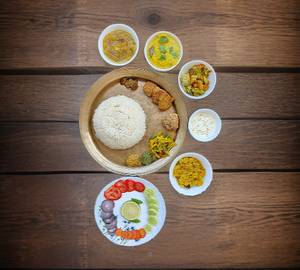 "Rongmon Thali" - Homestyle Special Assamese Veg-Thali