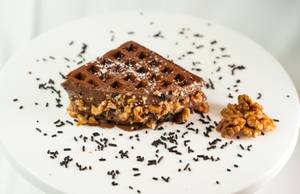 Walnut Brownie Fudge Waffle