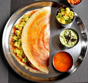 Ghee Podi Masala Dosa