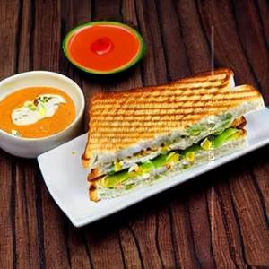 Chicken malai sandwich