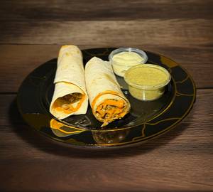Tandoori chicken shawarma