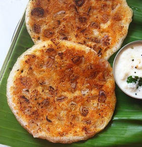 Ghee Podi Onion Uthappam