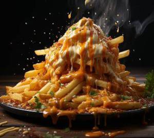 Cheese loaded fries