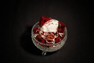 Swiss Berry Waffle Sundae