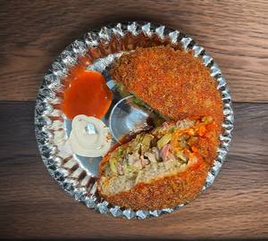 Crispy Crunchy Kurkure Burger 