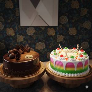 DBC Truffle Cake + Casatta Tutty Frutty Cake