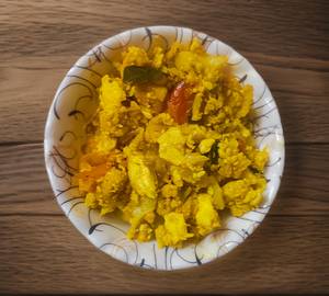 Cauliflower and egg curry