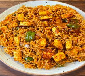 Paneer schezwan maggi