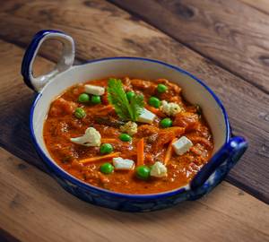 Matar Paneer thali