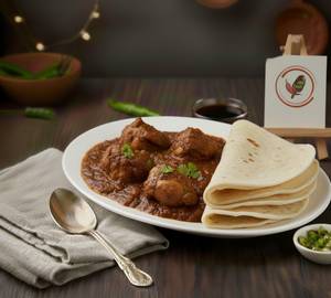 Rumali Roti [2 Pcs] With Chilli Chicken [3Pcs]