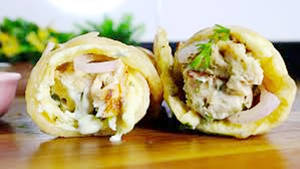 Chicken Afghani Tikka Roll