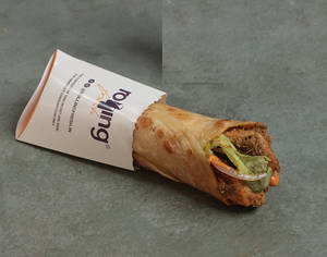 Fiery Chicken Kathi Roll