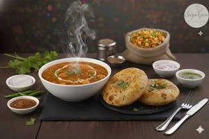 Mix Veg With 2 Stuffed Kulcha