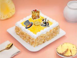 New Year Special Pineapple Fresh Cake