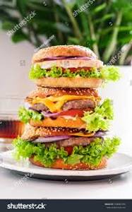 Veg tower burger