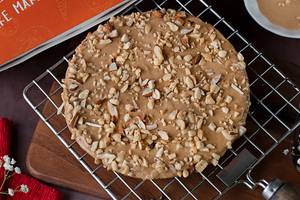 Almond Praline Waffle Cake