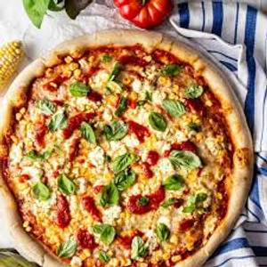 Chilli cheese corn margherita pizza