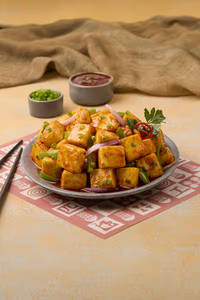 Paneer schezwan dry