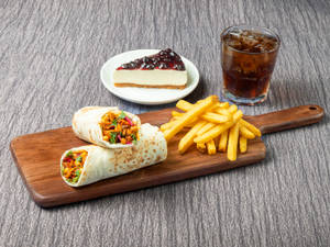Chicken Tikka Wrap Meal