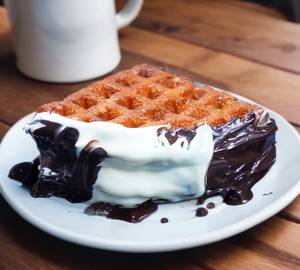 Dark and white fantasy waffle