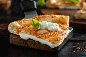 Sourdough CheeseBlast Margherita Pizza with Burrata