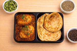 Egg Masala Lachha Paratha (2 Pcs) Bowl